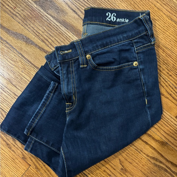 J. Crew Denim - J. Crew Women's Dark Blue Ankle Jeans